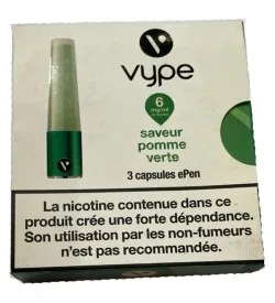 Capsule Vype E-pen DDM Dépassé Pomme Verte
