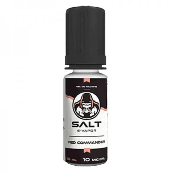Sel de Nicotine Salt E-Vapor Red Commander