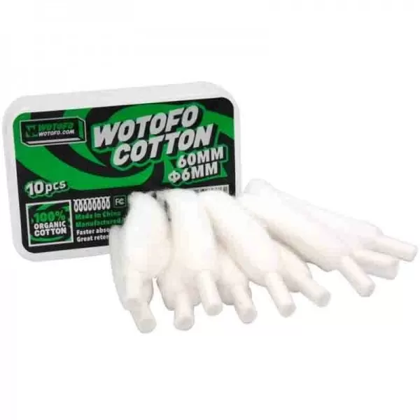 Coton Wotofo XFiber Cotton pour Profil 6mm